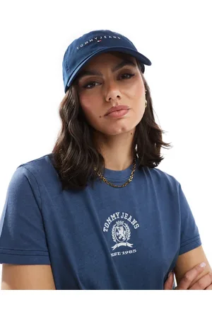 Tommy Hilfiger Marineblå kasket med lineært logo