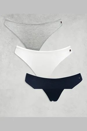 Tommy Hilfiger Pakke med 3 G-strenge med lavt snit i grå/marineblå/hvid-Multifarvet