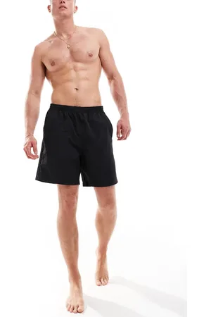 Weekday Ed - Sorte badeshorts i skaterstil