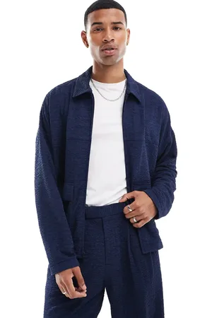ASOS Elegant og oversized trucker-jakke med tekstur - Del af sæt