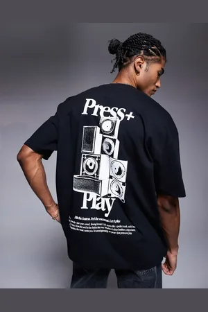 ASOS Oversized t-shirt med print foran og bagpå
