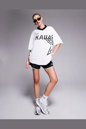Kaiia Sport - /sort oversized fodboldtrøje med stjernelogo