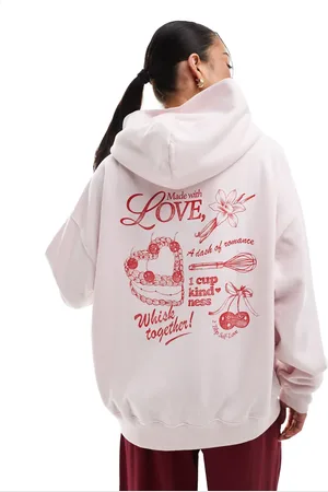 Hollister Og oversized sweatshirt med kontrastmotiv på ryggen