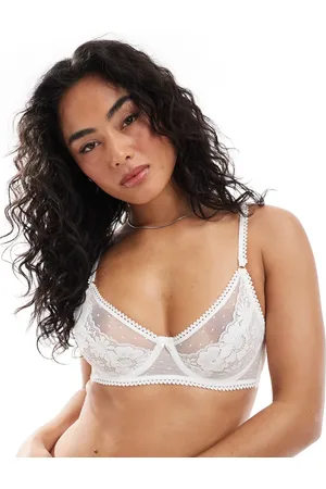 Cotton On Cotton On - Holly - Cremehvid blonde-BH med bøjle og overlag