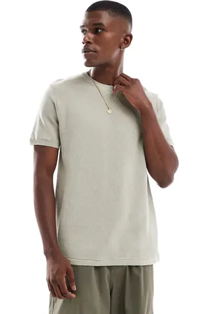 Brave Soul Lysegrøn strikket T-shirt