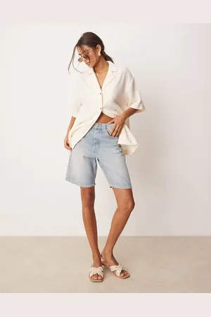Free People Montana - Blå afslappede jorts