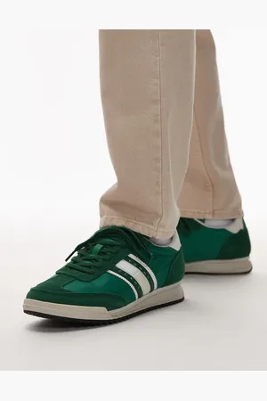 Tommy Hilfiger Retro Runner - Grønne sneakers med rillet sål