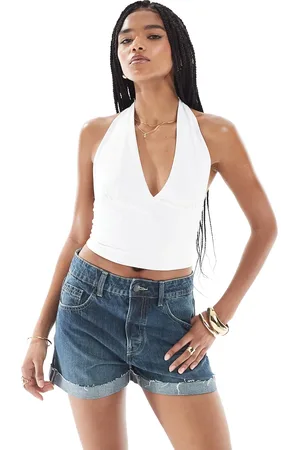 Pull&Bear Top med halterneck