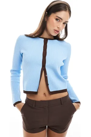ASOS Strikket cardigan med kontrasterende kanter