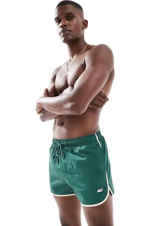 Bershka Grønne løbe-badeshorts