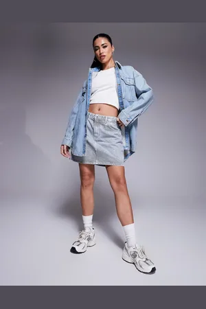 Hugo Blue Blå denimnederdel