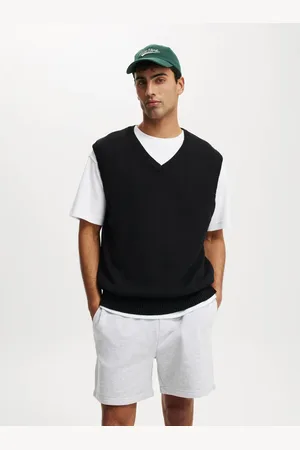 Cotton On Cotton On - Everyday Fleece - Gråmelerede shorts i bomuld