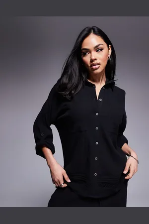 River Island Skjorte i krølstof - Del af sæt