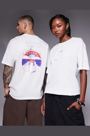 The North Face Never Stop - Unisex - T-shirt med rygprint