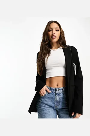 ASOS ASOS DESIGN Tall - Løstsiddende blazerjakke i jersey