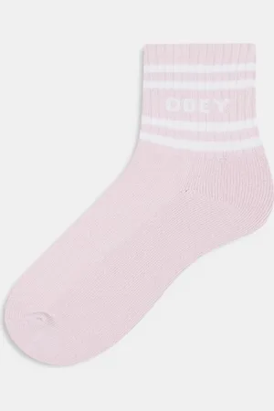 Obey Coop - Lyserøde sokker med logo