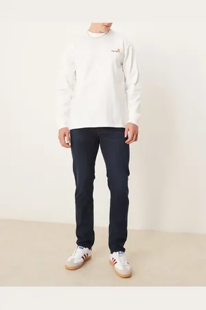 MANGO Patrick - Indigoblå slim fit-jeans