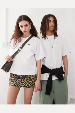 Vans Salton - og oversized T-shirt med skateboard-logo på venstre bryst