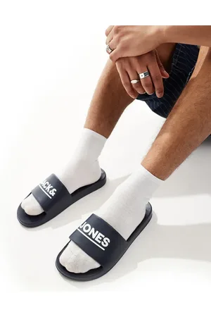 JACK & JONES Badesandaler til poolen i marineblå