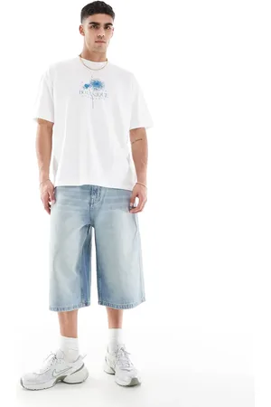 Pull&Bear Super-posede denimshorts i vasket