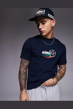 ASOS Marineblå T-shirt med grafisk 
