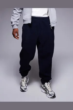 ASOS Oversized joggingbukser i imiteret lammeskind