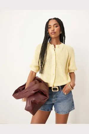 ASOS Strikket cardigan med raglanærmer