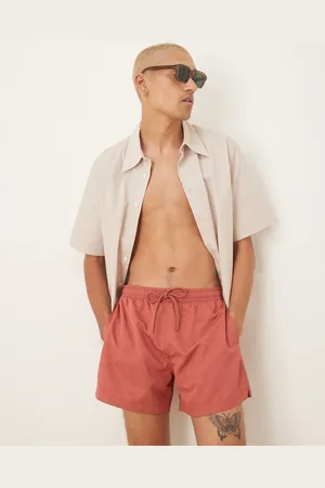 Abercrombie & Fitch Badetøj - Laksefarvede 5-tommer-badeshorts