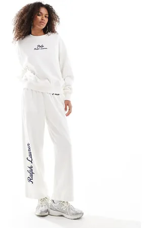 Ralph Lauren Cremehvide joggingbukser