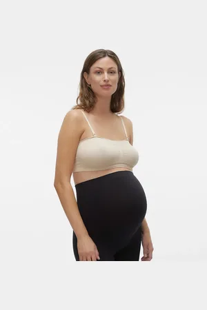Mama;licious Mamalicious Maternity - bandeau-BH med støtte og aftagelige stropper-Neutral