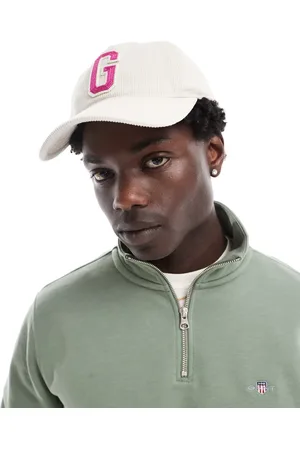 GANT Cremehvid baseball-kasket med 