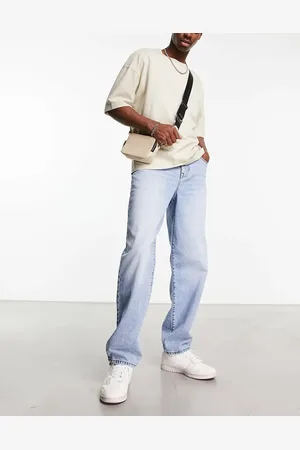 ASOS Baggy jeans i vintage light wash-Blå