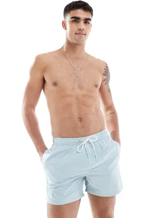 Bershka Lyseblå basis-badeshorts