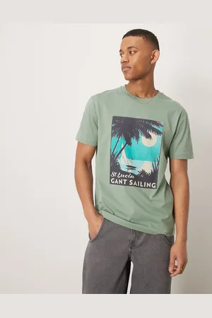 GANT St Lucia - T-shirt med sejlerprint