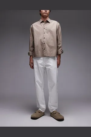 MANGO Hvide slim-jeans