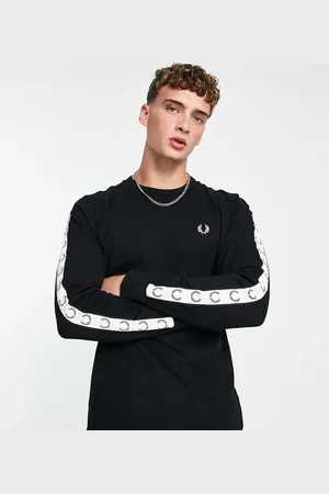 Fred Perry T-shirt med lange ærmer med logobånd