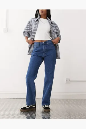 Obey Everyday - Denimjeans i mørkeblå vask i slim fit