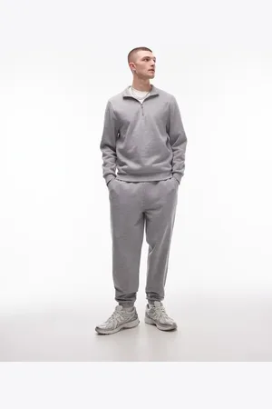 ASOS Essential - Grå tapered joggingbukser