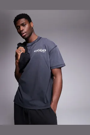 Good For Nothing T-shirt med print på ryggen og overfarvet spray-design