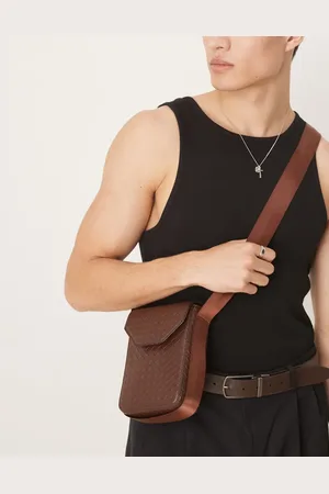 ASOS Crossbody-taske med flettet tekstur