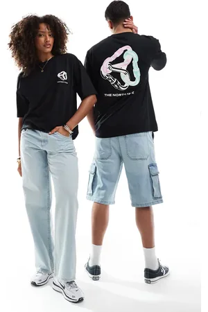 The North Face Interlock Carabiner - oversized T-shirt med print på ryggen