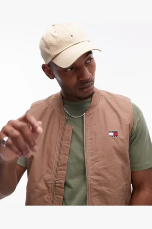 Tommy Hilfiger Beige kasket med lineært logo-Neutral