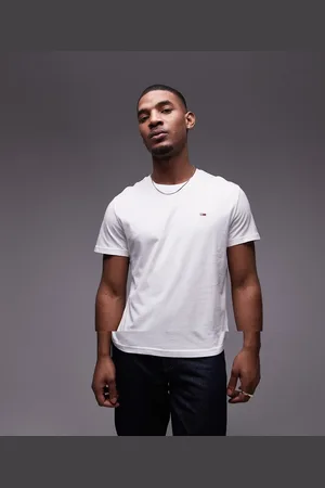 Tommy Hilfiger Pakke med 2 smalle T-shirts med logo i sort/råhvid