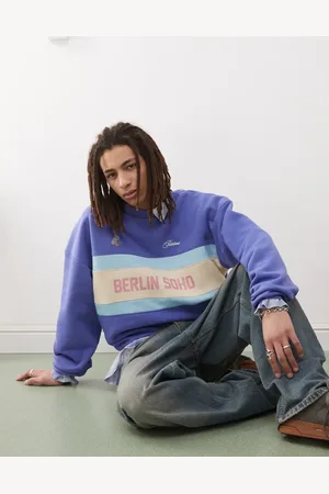 Prohibited Sweatshirt i vintagestil med "Soho"-print