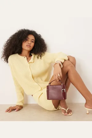 ASOS Lysegul strikket cardigan i neat fit