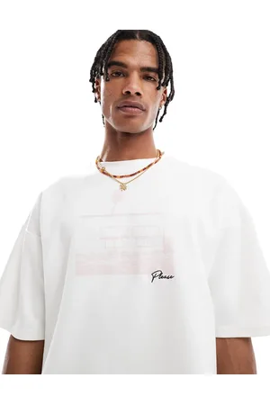 Pull&Bear T-shirt med street-print med 