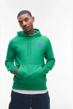 Lacoste Overhead-hættetrøje med print på bryst og ryg