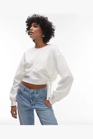 AllSaints Mira Haven - Cremehvid sweatshirt