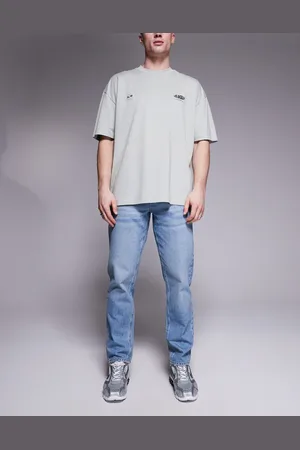 ASOS Tapered og lyseblå jeans