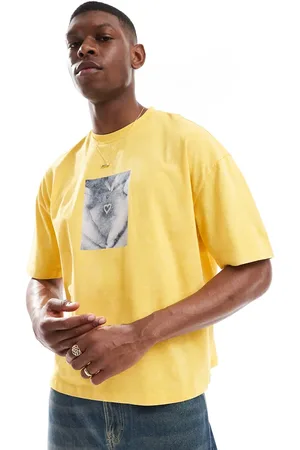 COLLUSION Skater-T-shirt med fotografisk print i firkantet pasform